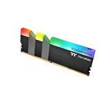  toughram rgb siyah ddr4-3200mhz cl16 16gb (2x8gb) dual bellek kiti