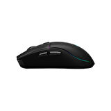 GAMDIAS HADES M3, RGB Aydınlatma, Kablosuz, Bluetooth ve Kablolu Bağlantı, 7 Tuşlu, Şarj Edilebilir, Type-C, Gaming Mouse, 10.000 DPI, Siyah