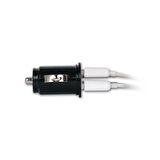  5V 2.1A iPad, Tablet, Telefon USB Araç Şarj Adaptörü - Siyah - Çift USB