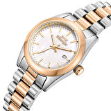 Slazenger SL.09.2473.3.04 Kadın Kol Saati | Rose Gold & Gümüş Şıklığıyla 28 mm Zarafet