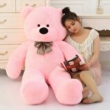Sevgiliye Özel Hediye- Papyonlu 140 Cm Dev BOY Sevimli Peluş Koca Ayı - Özel Fiyat