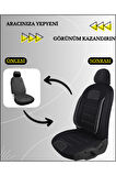 Chevrolet Captiva Araçlara Uyumlu Tam Takım Basic B Model Oto Koltuk Kılıfı Seti
