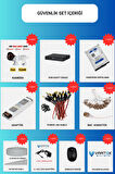 3 Kameralı Set 500 Gb Hdd Full Hd Gece Görüşlü Güvenlik Kamerası Sistemi-Sabit İp Gerektirmez-