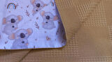ÇİFT KATLI PAMUKLU BEBEK PİKESİ MÜSLİN BEBEK BATTANİYESİ ÇOK AMAÇLI MÜSLİN ÖRTÜ 100X100 CM