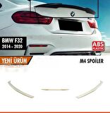 BMW F32 Coupe M4 Serisi Yarasa Spoiler ABS 2014-2020