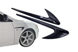 Universal Çamurluk Hava Deliği (Race) Vent Piano Siyah ABS