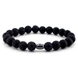 LAV TAŞI ve SİYAH MAT ONiX ERKEK BİLEKLİK B427