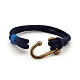 BRONZ KANCALI LACİVERT ERKEK BİLEKLİK BT328
