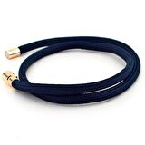 LACİVERT PARACORD SARI MANYETİK KLİPS ERKEK BİLEKLİK BT536