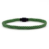 YEŞİL SİYAH PARACORD İPLİ MIKNATISLI ERKEK BİLEKLİK M012A