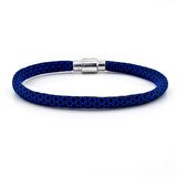 LACİVERT SİYAH PARACORD İPLİ MIKNATISLI ERKEK BİLEKLİK M012E