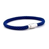 LACİVERT SİYAH PARACORD İPLİ MIKNATISLI ERKEK BİLEKLİK M012E