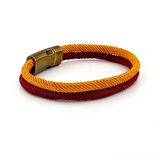 BORDO HARDAL İKİ SIRA MANYETİK KLİPS ERKEK BİLEKLİK M014P