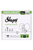 Sleepy Natural 4 Numara Maxi 152'li Cırtlı Bez