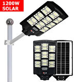 HL1200 DLS 1200 Solar Güneş Enerjili Profesyonel Led Bahçe Aydınlatması Hareket Sensörlü 666 Ledli