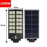 ST1500 1500 Solar DLS Güneş Enerjili  Bahçe Çevre  Lambası 