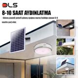 100W Güneş Enerjili Solar Bahçe Çevre  Lambası DLS