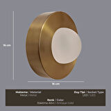 Solara Eskitme Gold Aplik