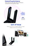 Dual Band Usb 3.0 Adaptör Kablosuz Wifi Alıcı Ac1300 Mbps Masaüstü Bilgisayar PC