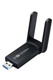 Dual Band Usb 3.0 Adaptör Kablosuz Wifi Alıcı Ac1300 Mbps Masaüstü Bilgisayar PC