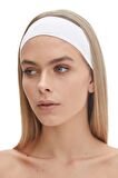 Salvia Dione Spor Kadın Erkek Taç Saç Bantları - Pamuk Yazlık İnce Sıkmayan Bandana - Kadın & Erkek Koşu Fitness Yoga Pilates Bisiklet Saç Bandı Taç - Kadın Günlük Moda Yüz Yıkama Makyaj Kakül Perçem Engelleyici Saç Bandı Bandana Beyaz