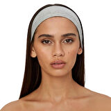 Salvia Dione 2' L i Spor Kadın Erkek Taç Saç Bantları - Pamuk Yazlık İnce Sıkmayan Bandana - Kadın & Erkek Koşu Fitness Yoga Pilates Bisiklet Saç Bandı Taç - Kadın Günlük Moda Yüz Yıkama Makyaj Kakül Perçem Engelleyici Saç Bandı Bandana Turkuaz & Gri