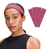 Salvia Dione 4'lü Spor Kadın Erkek Saç Bandı Seti  - Elastik Kaymaz İnce Ter Emici Esnek Genç Saç Bandı Bandana - Kadın Makyaj Yüz Yıkama Koşu Fitness Yoga Pilates Bisiklet İçin Saç Bandı - Kadın & Erkek Egzersiz 4'lü Ter Bandı Seti Pembe Melanj