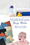 Temizleme Bezi Anne Bebek Bakım Bez Mendil Seti Tükürük Salya Bebek Banyo Kurulama Bezleri 25x25 Bebek Mendil Seti