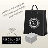 Kalp ve Yaprak Figürlü Kadın Kolye Ucu 925 Ayar Gümüş Zirkon Taşlı