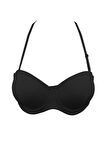Kadın Boyundan Askılı Destekli Sütyen Siyah 7042 Ivonne