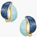 Çift Renkli Döngü Minimal Küpeler