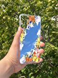 Samsung Galaxy S21 Plus Uyumlu Aynalı Rengarenk Desenli Darbe Kamera Korumalı Silikon Telefon Kılıfı