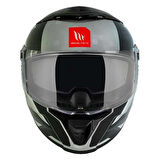 MT Thunder 4 SV FF118SV Exeo C2 Gloss Pearl Titanium Full Face Motosiklet Kaskı