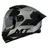 MT Thunder 4 SV FF118SV Exeo C2 Gloss Pearl Titanium Full Face Motosiklet Kaskı