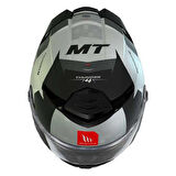 MT Thunder 4 SV FF118SV Exeo C2 Gloss Pearl Titanium Full Face Motosiklet Kaskı