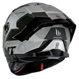 MT Thunder 4 SV FF118SV Exeo C2 Gloss Pearl Titanium Full Face Motosiklet Kaskı