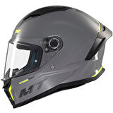 MT Stinger 2 FF126 Solid A12 Gloss Grey Full Face Motosiklet Kaskı
