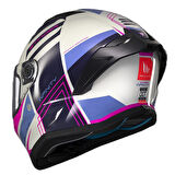 MT Stinger 2 FF126 Tron C8 Gloss Full Face Motosiklet Kaskı
