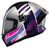 MT Stinger 2 FF126 Tron C8 Gloss Full Face Motosiklet Kaskı