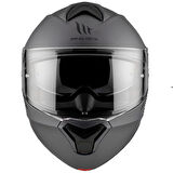 MT Genesis FU935SV Solid A2 Matt Titanium Çene Açılır Motosiklet Kaskı