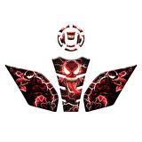 Gogo Tank Pad Set Turuncu Venom 014 (4 Parça) - CF Moto SR 250