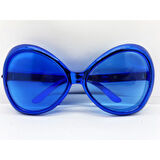 Mavi Renk Yeşilçam Nostalji 80li Yıllar 90lı Yıllar Parti Gözlüğü 7x16 Cm