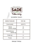 SADE ORGANİK TAHİN 300 GR