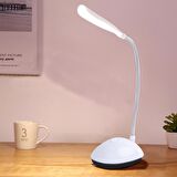 BUFFER® Kullanışlı Bükülebilir Pilli Led Masa Lambası Kitap Okuma Işığı