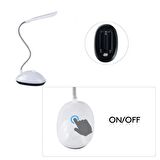 BUFFER® Kullanışlı Bükülebilir Pilli Led Masa Lambası Kitap Okuma Işığı