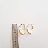 Damla Model Altın Küpe 14 Ayar 2,5 cm 
