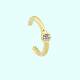 Altın Kıkırdak Küpe 14 Ayar Earcuff Tektaş