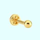Altın Top Tragus Piercing 14 Ayar