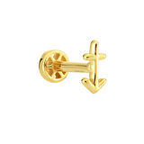 Altın Çapa Tragus Piercing 14 Ayar