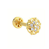 Altın Tragus Piercing 14 Ayar